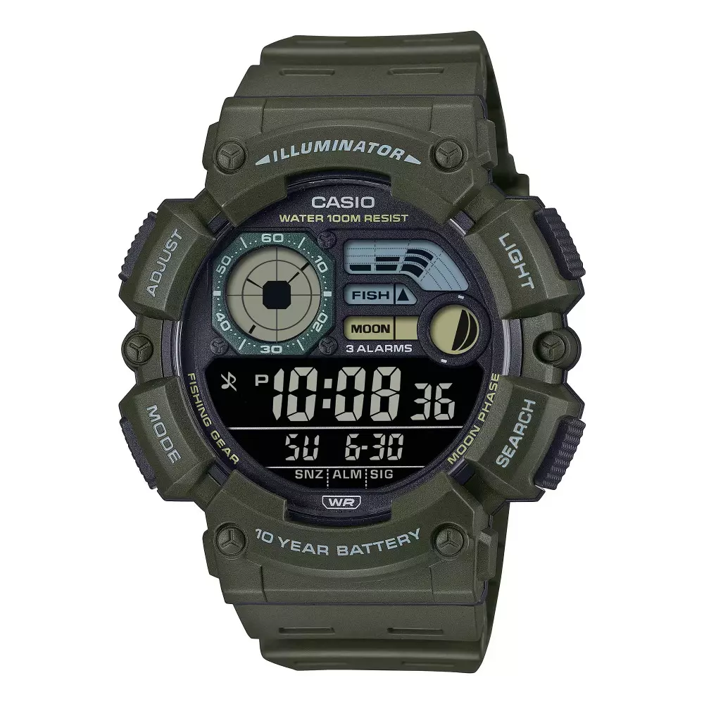 Casio Ws 1500H 3Bvdf Mens Watch Front View