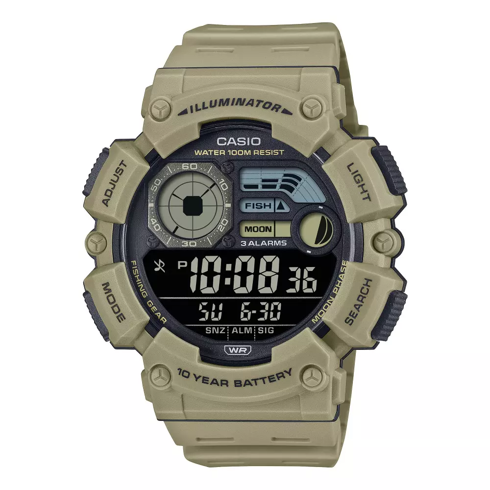 Casio Ws 1500H 5Bvdf Mens Watch Front View
