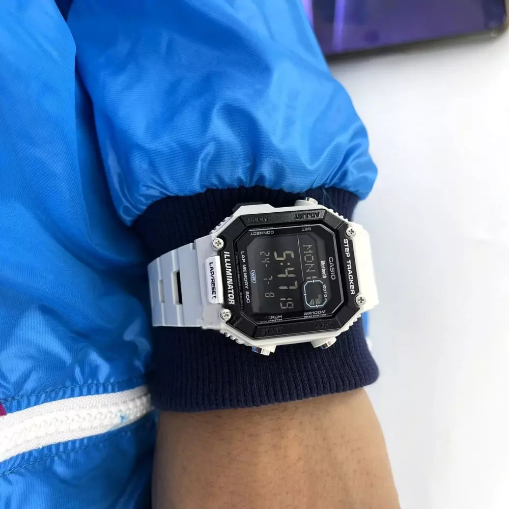 Casio Ws B1000 8Bvdf Mens Watch Back View