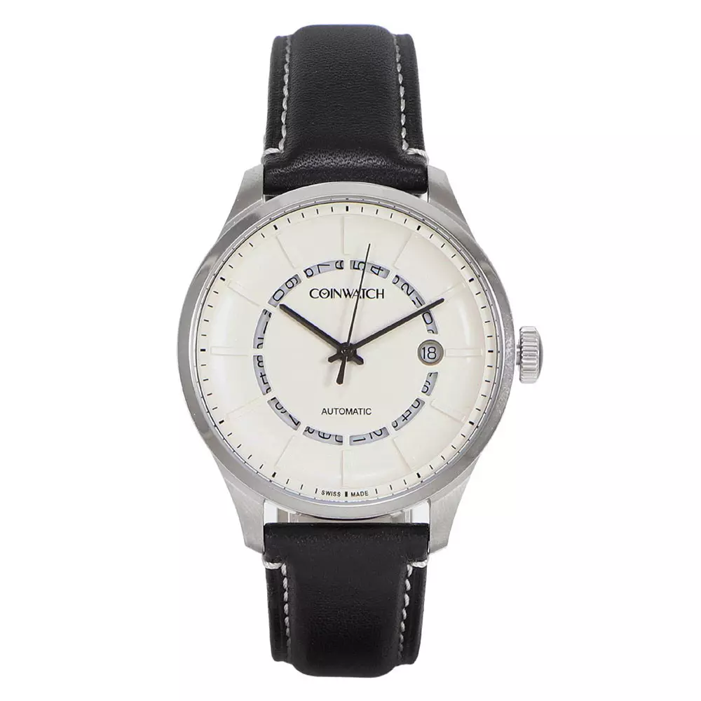Coinwatch C182Swh Mens Watch Front View