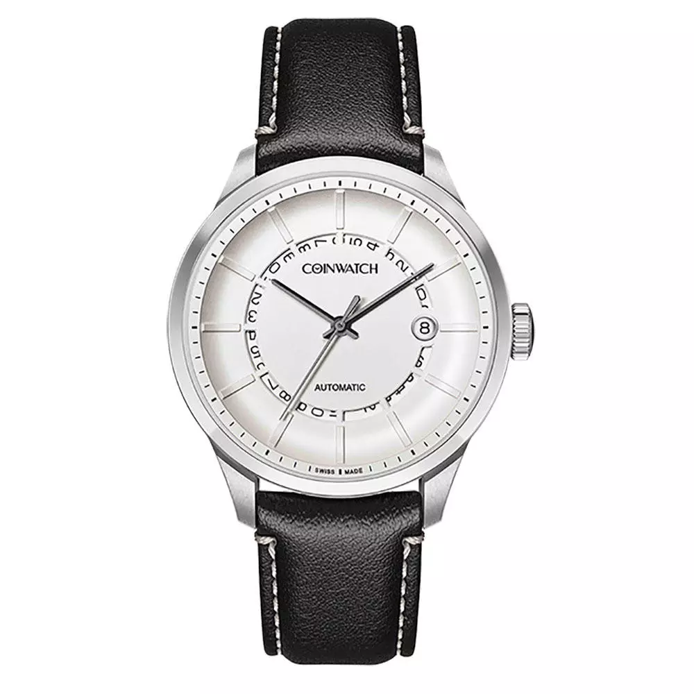 Coinwatch C182Swh Mens Watch Side View