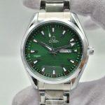 ساعت مچی مردانه امگا سیمستر استیل نقره‌ای صفحه سبز OMEGA Seamaster - Image 2