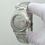 ساعت مردانه پتک فیلیپ ناتیلوس صفحه طوسی موتور ژاپن Patek Philippe - Image 5