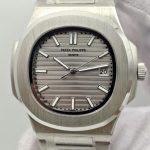ساعت مردانه پتک فیلیپ ناتیلوس صفحه طوسی موتور ژاپن Patek Philippe - Image 2
