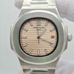 ساعت مردانه پتک فیلیپ ناتیلوس صفحه یاسی(صورتی روشن) موتور ژاپن Patek Philippe - Image 2