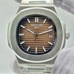 ساعت مردانه پتک فیلیپ ناتیلوس صفحه قهوه ای(نسکافه ای) موتور ژاپن Patek Philippe - Image 2