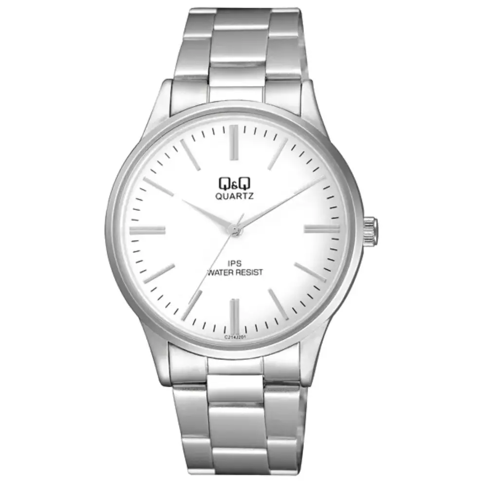 Q&Q C214J201Y Mens Classic Watch Front View