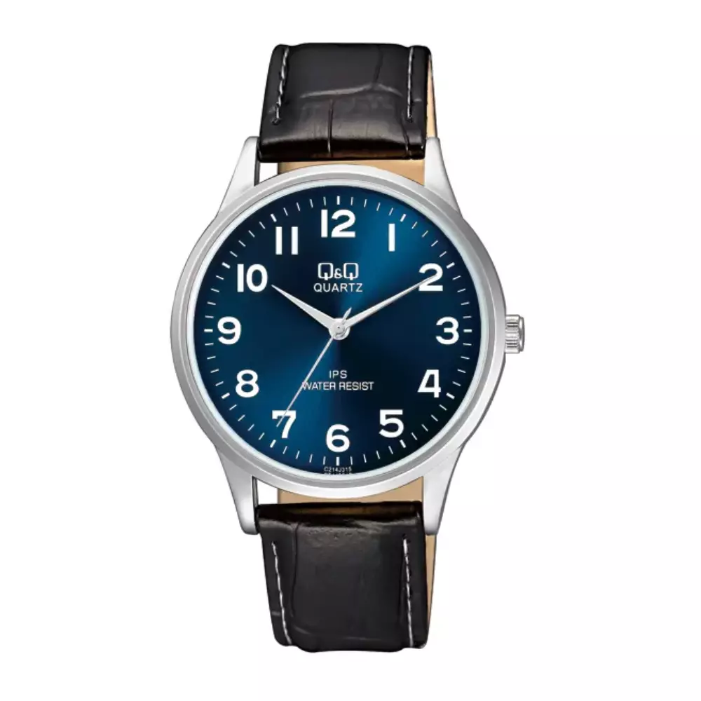 Q&Q C214J315Y Mens Classic Watch Front View
