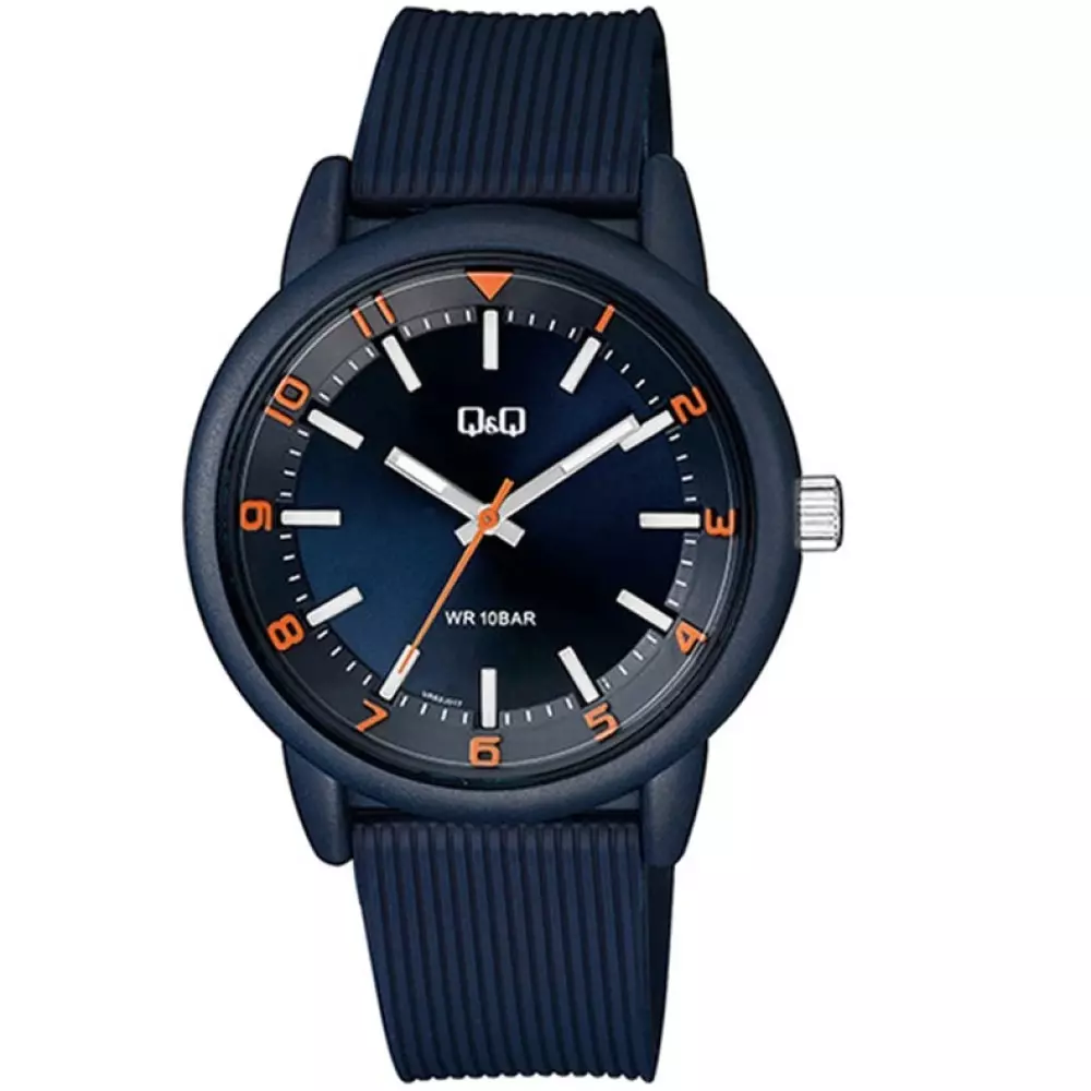Q&Q Vr52J017Y Mens اسپرت Watch Front View