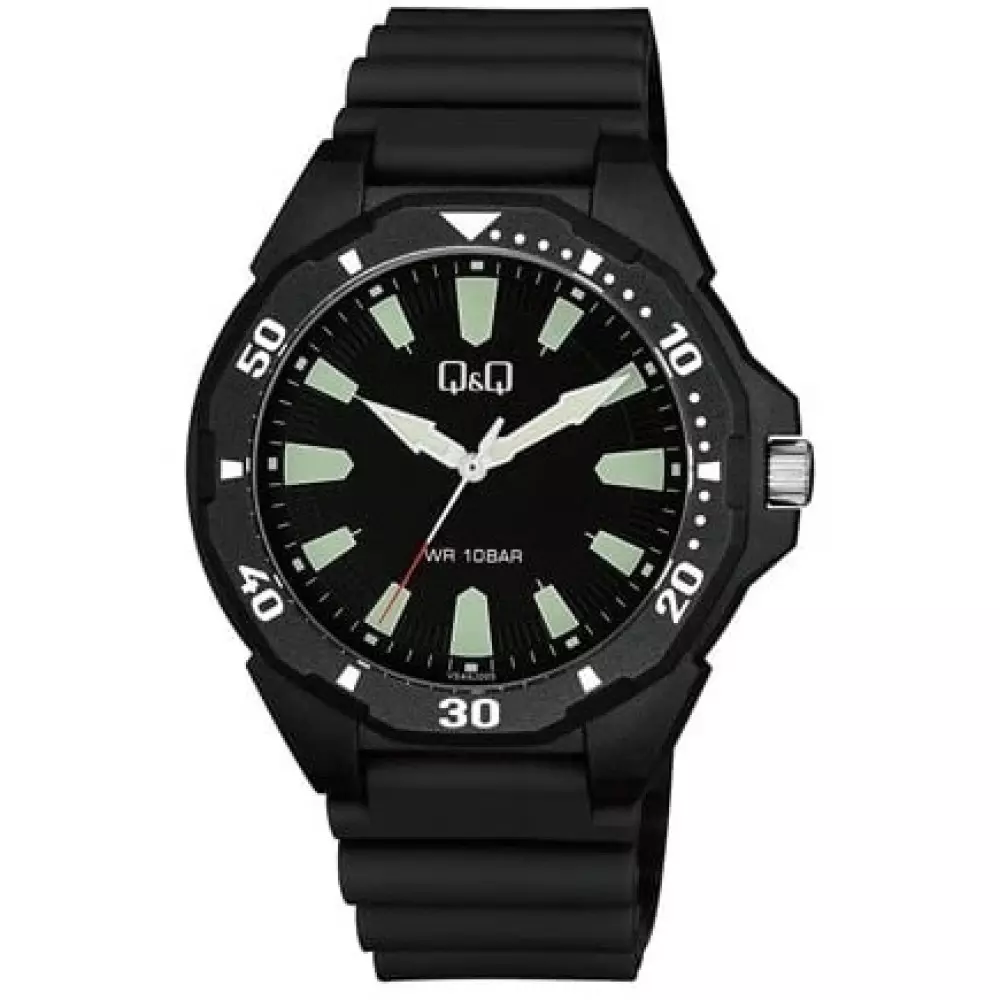 Q&Q Vs44J005Y Mens Classic Watch Front View
