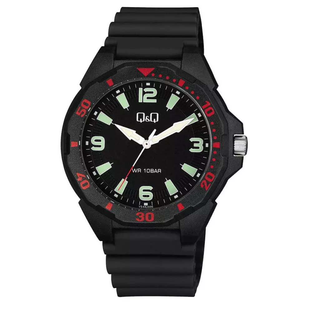 Q&Q Vs44J006Y Mens Classic Watch Front View