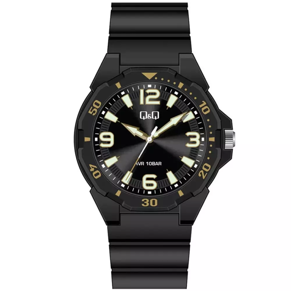 Q&Q Vs44J007Y Mens Classic Watch Front View
