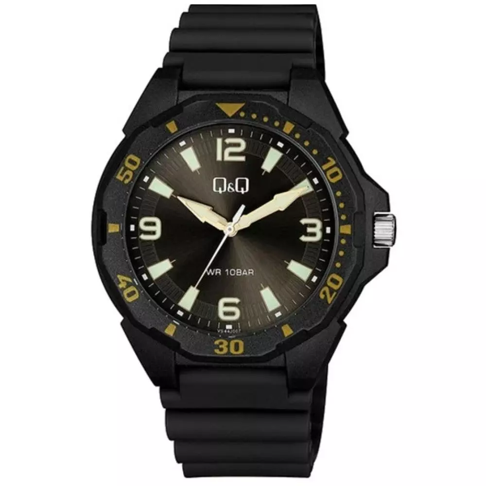 Q&Q Vs44J007Y Mens Classic Watch Side View