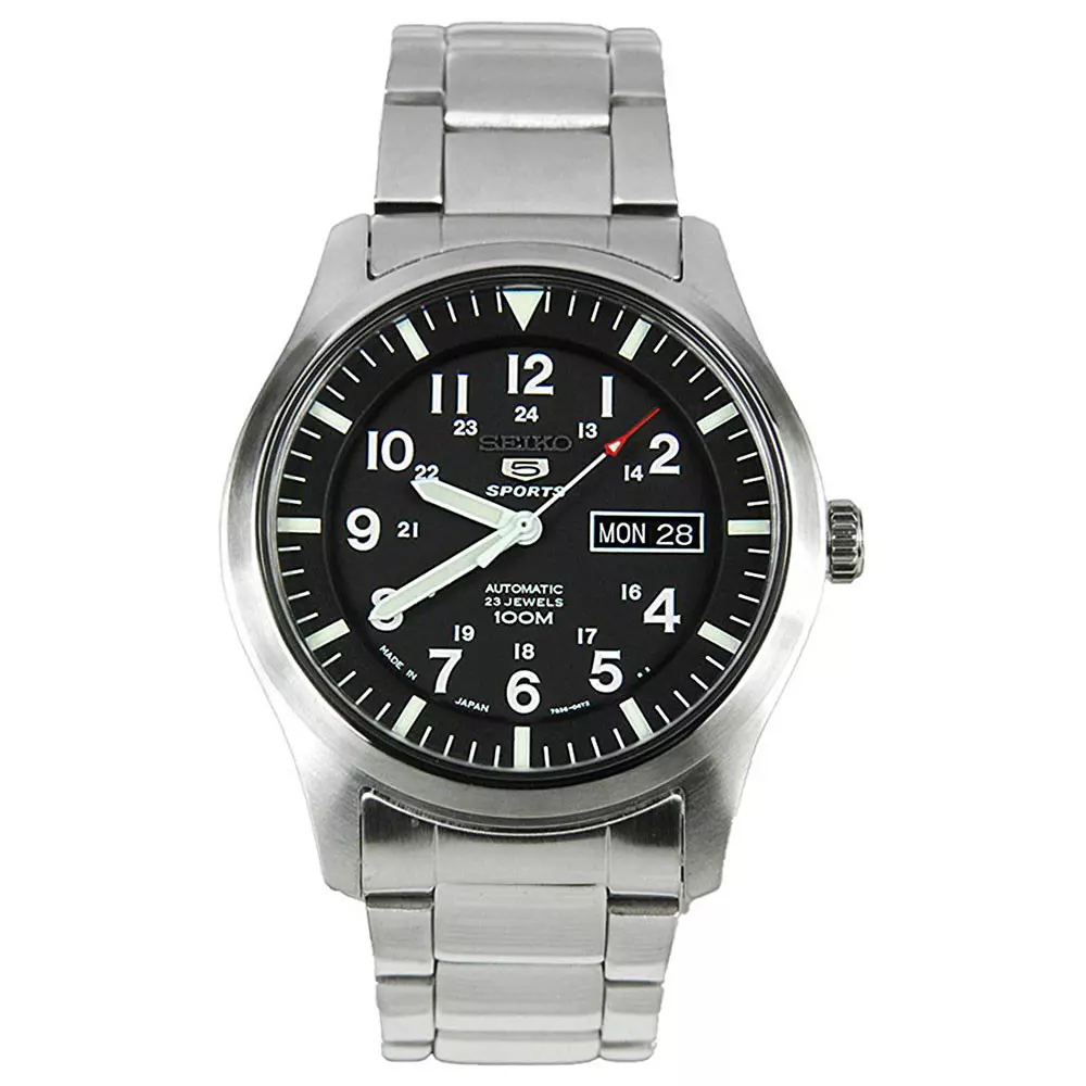 Seiko Snzg13J1 Mens Watch Front View