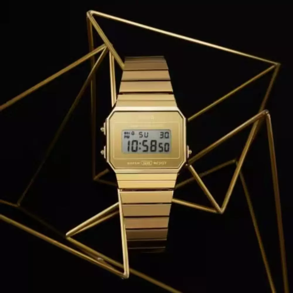 Casio A700Wevg 9Adf Mens Classic Watch Side View