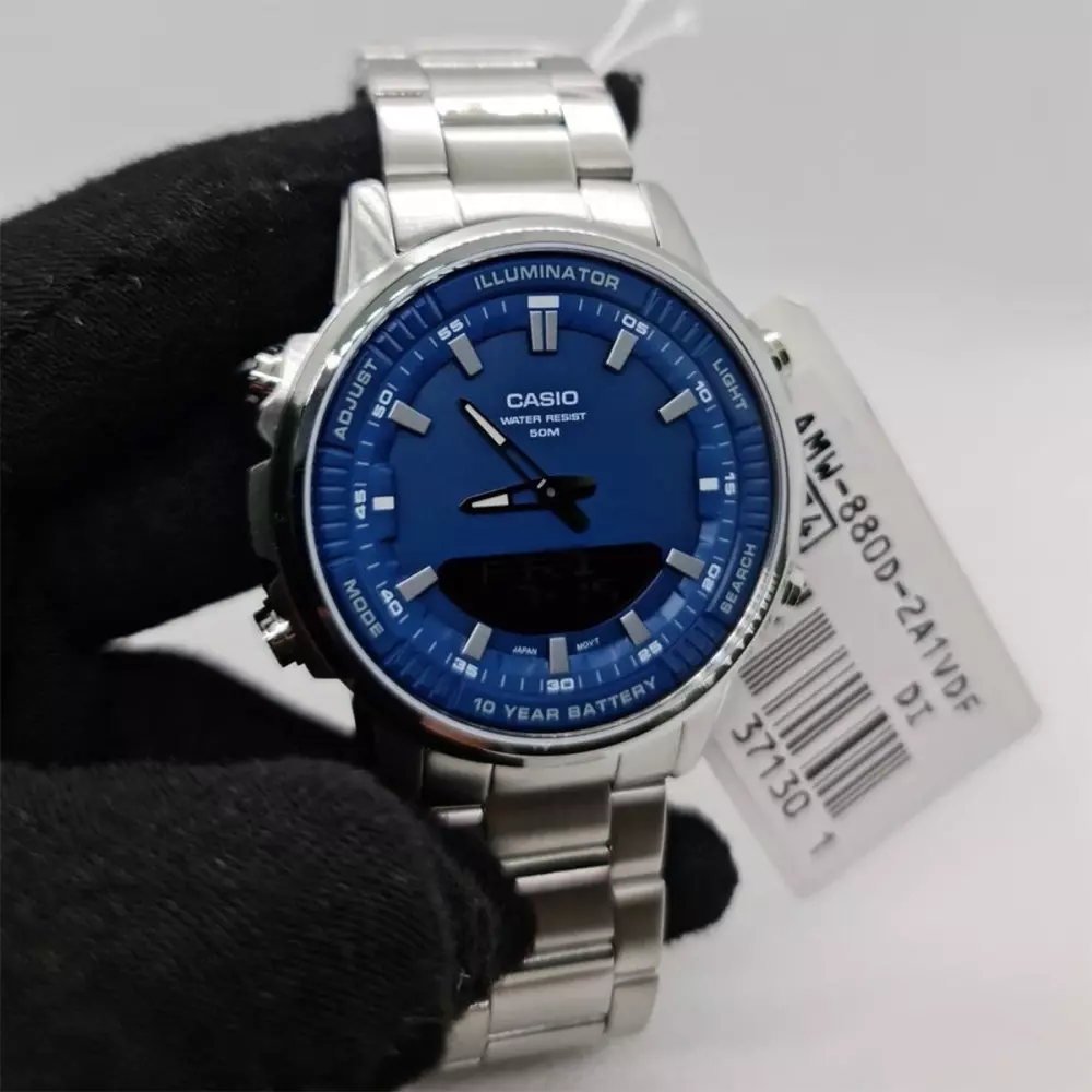 Casio Amw 880D 2A1Vdf Mens Watch Side View