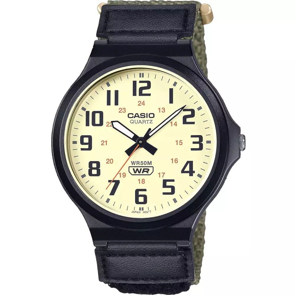 Casio Mw 240B 3Bvdf Mens sport Watch Front View
