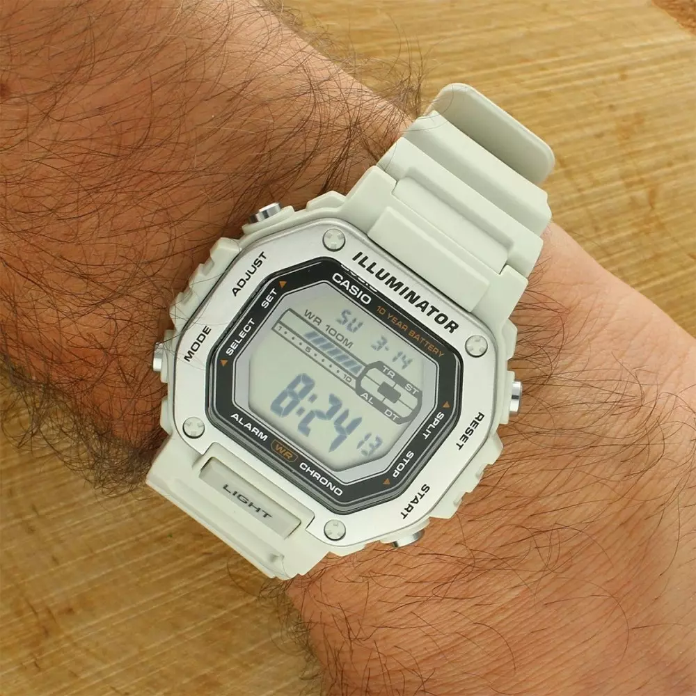 Casio Mwd 110H 8Avdf Mens Watch Side View