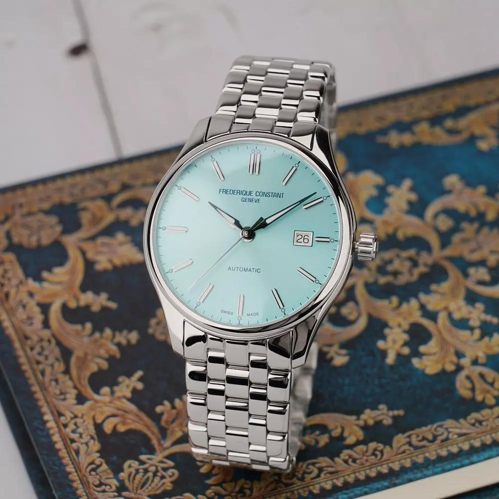 Frederique Constant Fc 303Bl5B6B Mens Watch Back View
