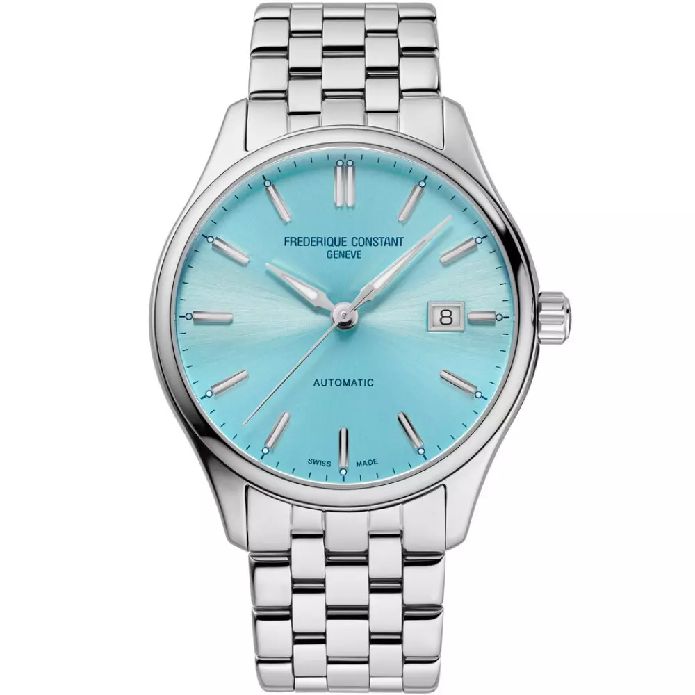 Frederique Constant Fc 303Bl5B6B Mens Watch Front View