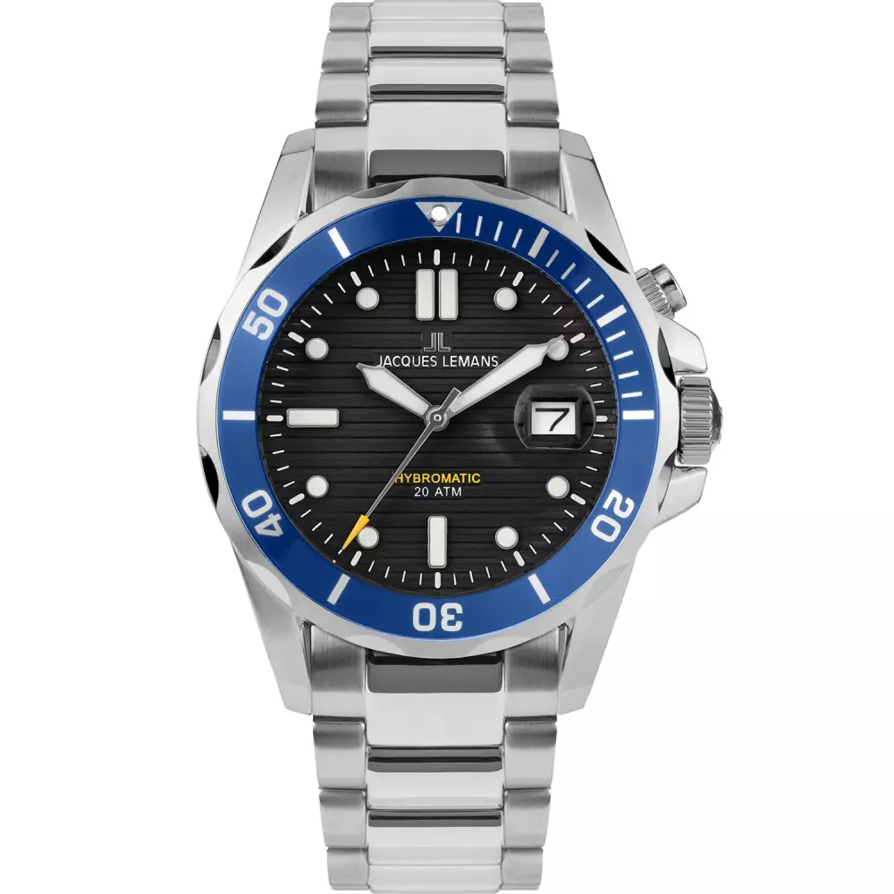 Jacques Lemans J Mens sport Watch Front View