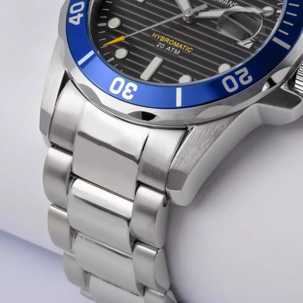 Jacques Lemans J Mens sport Watch Side View
