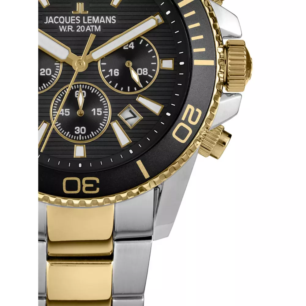 Jacques Lemans L Mens Watch Side View