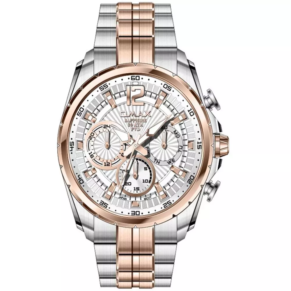 Omax Oaem001C6Ci Mens Watch Front View