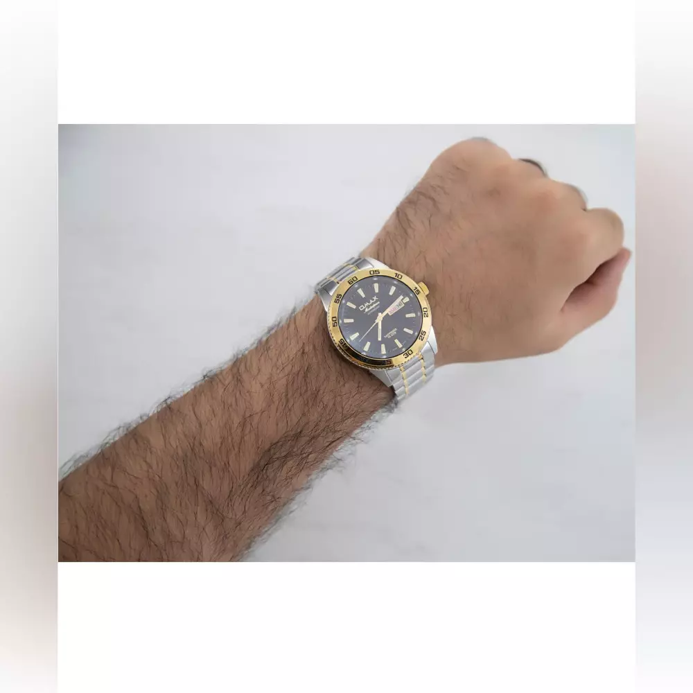 Omax Osa013T2Ti Mens Watch Back View