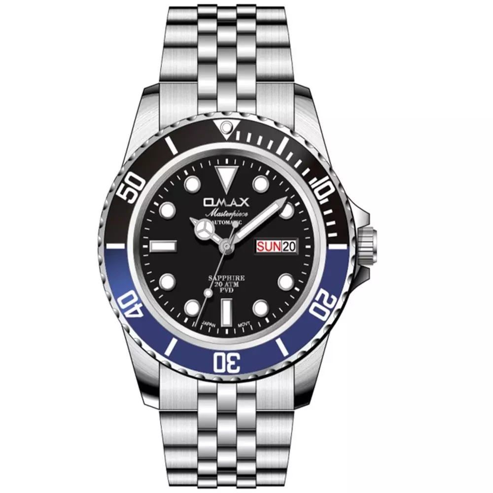 Omax Osa023P26S Mens Watch Front View