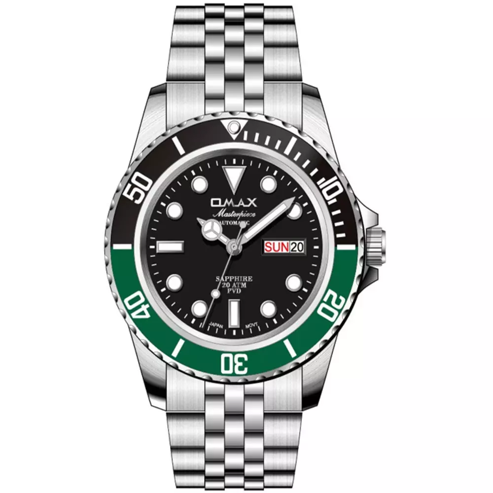 Omax Osa023P26W Mens Watch Front View