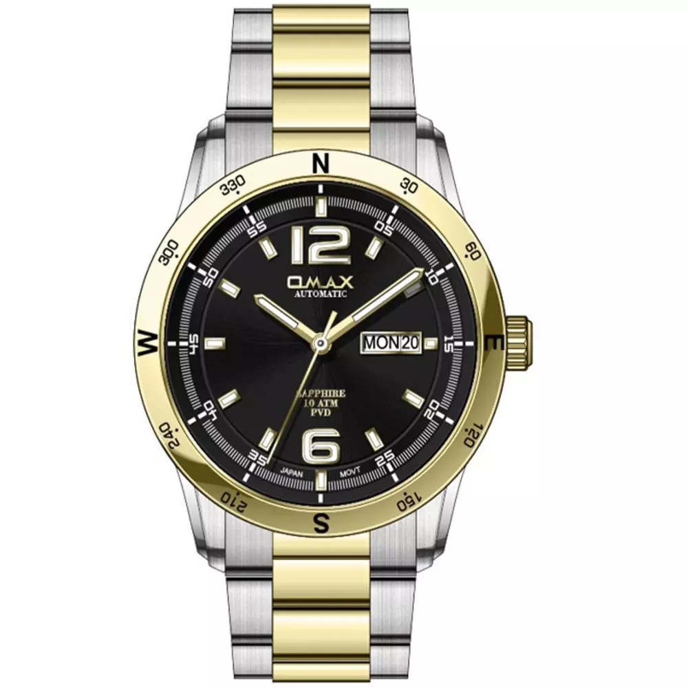 Omax Osa024T2Ti Mens Watch Front View