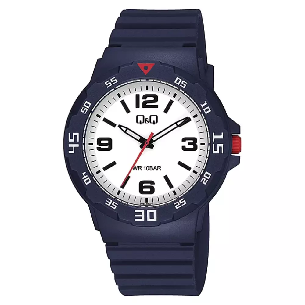 Q&Q V02A 019Vy Mens sport Watch Front View