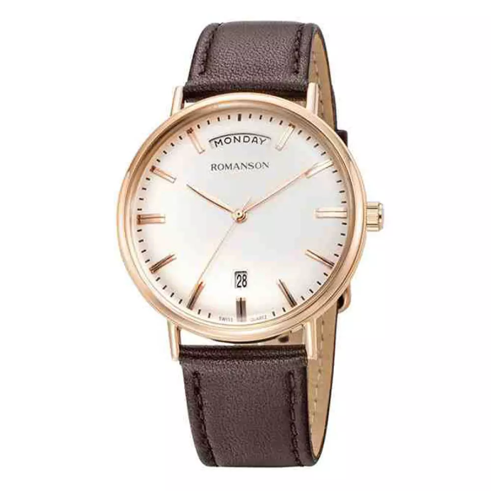 Romanson Tl4Bf006Mmnra16R W Mens Classic Watch Front View
