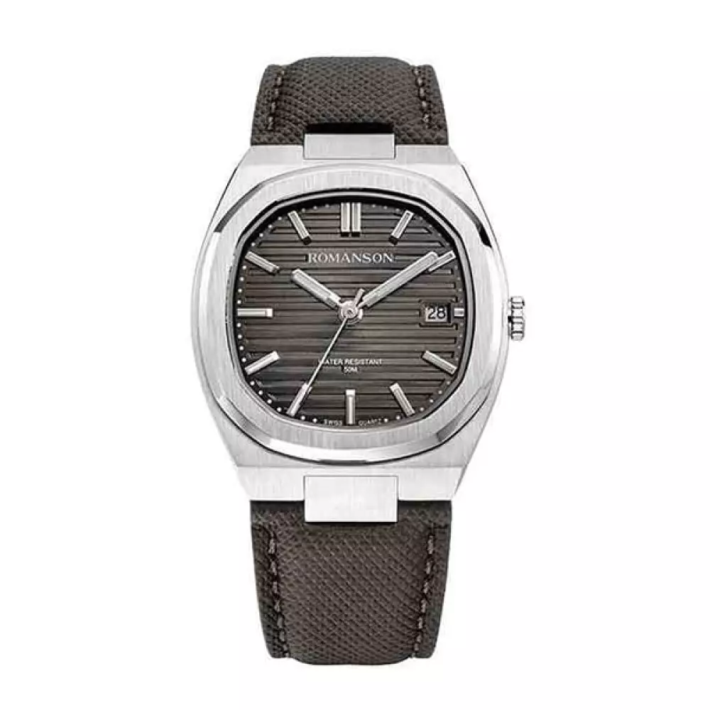 Romanson Tl4Bf008Mmywaa2W Gray Mens Classic Watch Front View