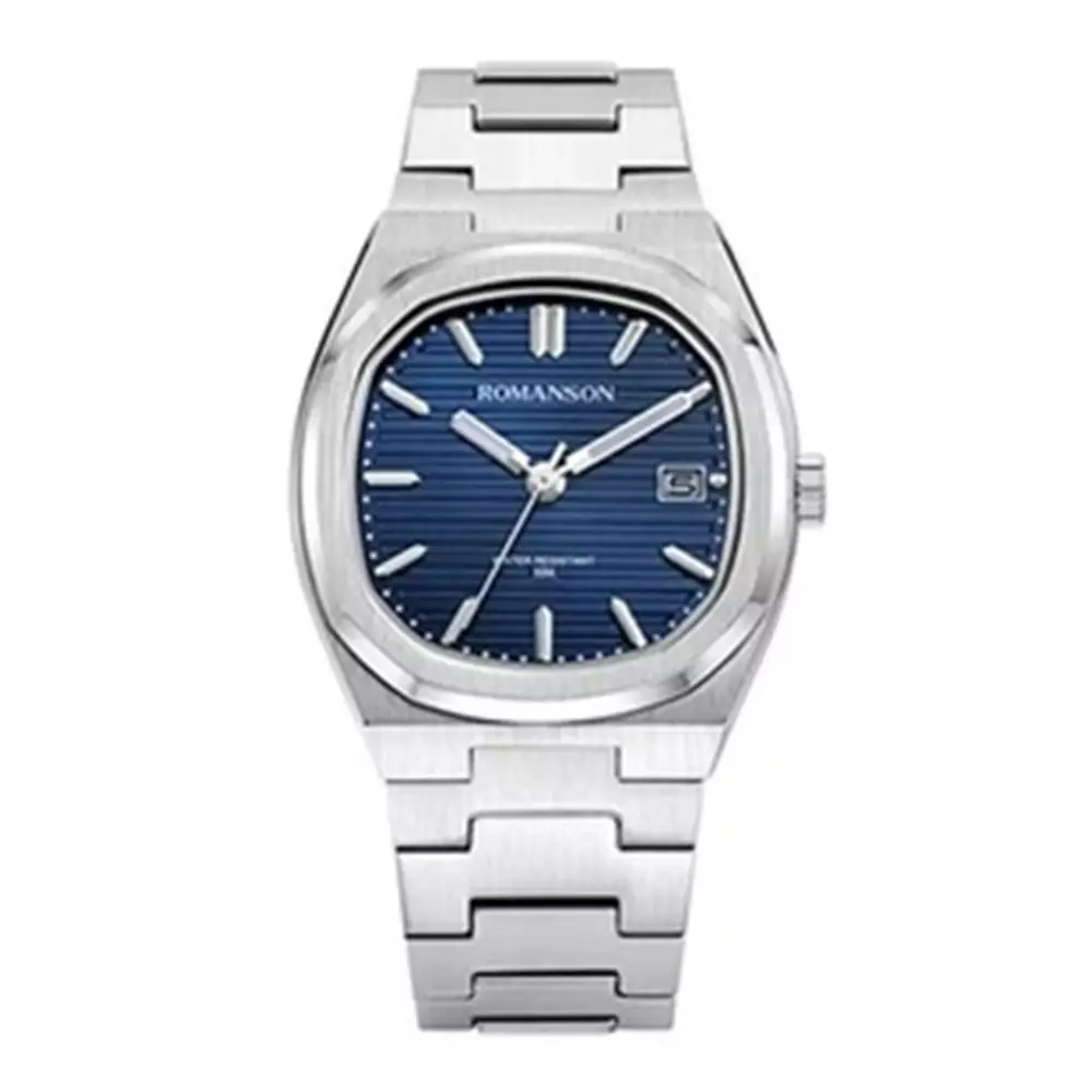 Romanson Tm3Bs008Mmwwan2W Bl Mens Classic Watch Front View
