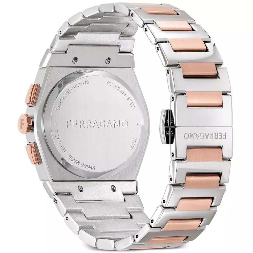 Salvatore Ferragamo Sfmr01024 Mens Classic Watch Back View