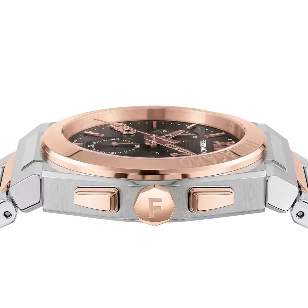 Salvatore Ferragamo Sfmr01024 Mens Classic Watch Side View