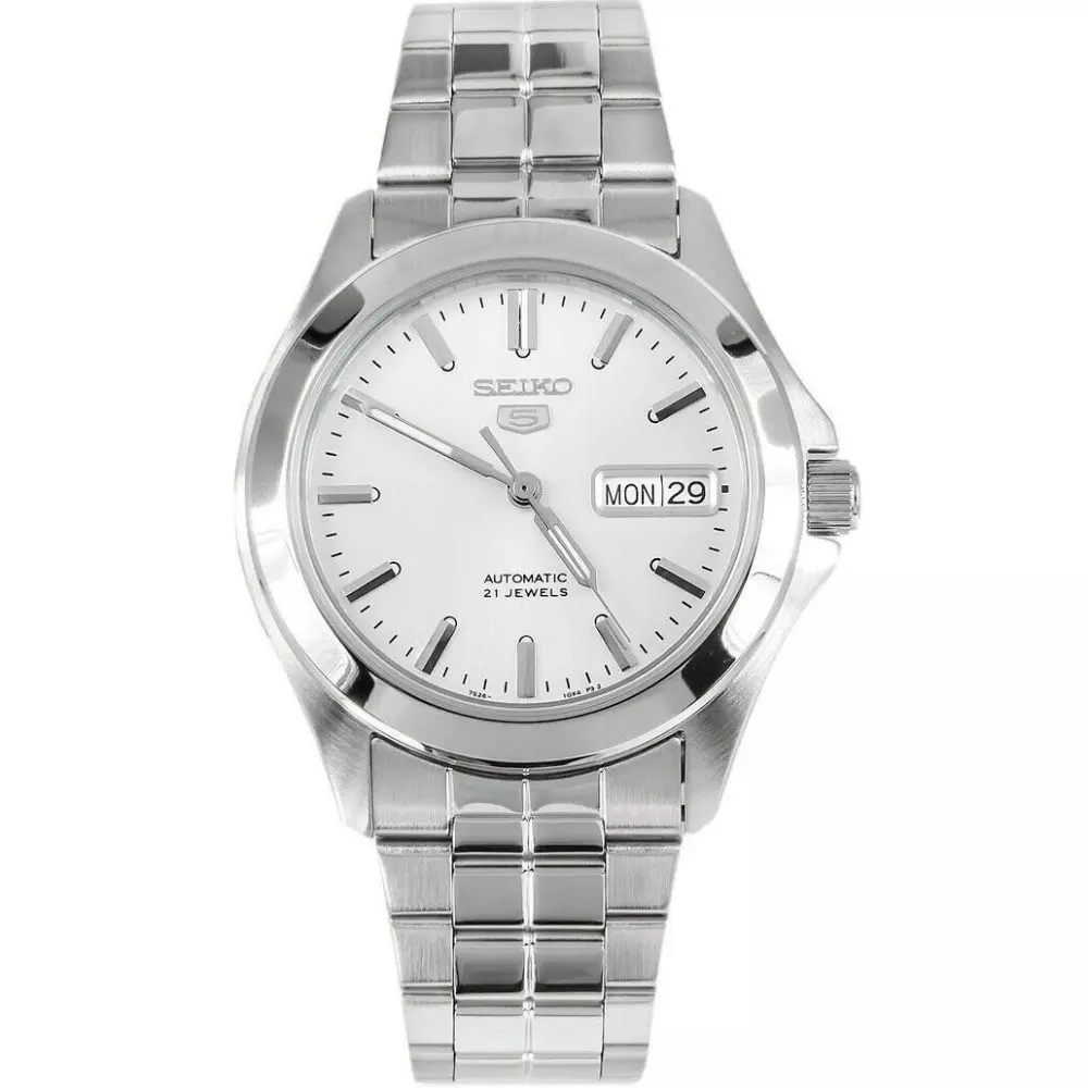 Seiko Snkm87K1 Mens Classic Watch Side View
