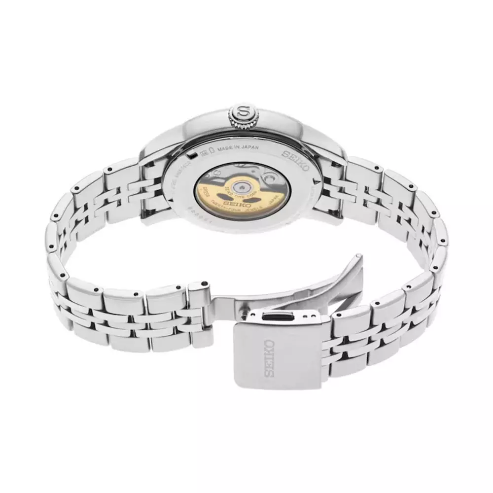 Seiko Spb405J1 Mens Classic Watch Back View