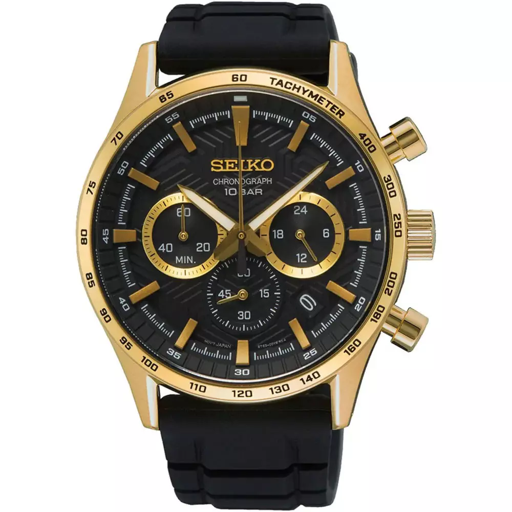 Seiko Ssb446P1 Mens sport Watch Front View