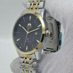ساعت ست اورینت کلاسیک صفحه مشکی قاب نقره ای طلایی ORIENT classic - Image 13