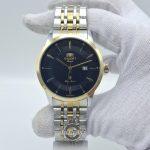 ساعت ست اورینت کلاسیک صفحه مشکی قاب نقره ای طلایی ORIENT classic - Image 14