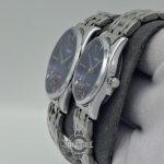 ساعت ست سیکو کلاسیک صفحه سرمه ای قاب نقره ای SEIKO - Image 3