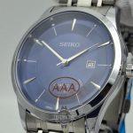ساعت ست سیکو کلاسیک صفحه سرمه ای قاب نقره ای SEIKO - Image 9