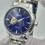 ساعت مچی مردانه سیکو Seiko Presage اتوماتیک طرح قلب باز با صفحه سرمه‌ای - Image 5
