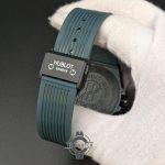 ساعت هابلوت مردانه سبز یشمی | قاب کربن، بند اسپرت، قفل اصلی Hublot - Image 8