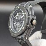 ساعت هابلوت مردانه مشکی | قاب کربن، بند اسپرت مشکی، قفل اصلی Hublot - Image 9