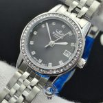 ساعت زنانه الگانس امپریال اورجینال صفحه مشکی رفرنس EG6208L تمام استیل همراه یکسال گارانتی و جعبه و بگ ELEGANCE emperial - Image 2