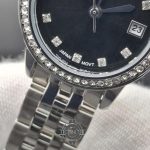 ساعت زنانه الگانس امپریال اورجینال صفحه مشکی رفرنس EG6208L تمام استیل همراه یکسال گارانتی و جعبه و بگ ELEGANCE emperial - Image 6